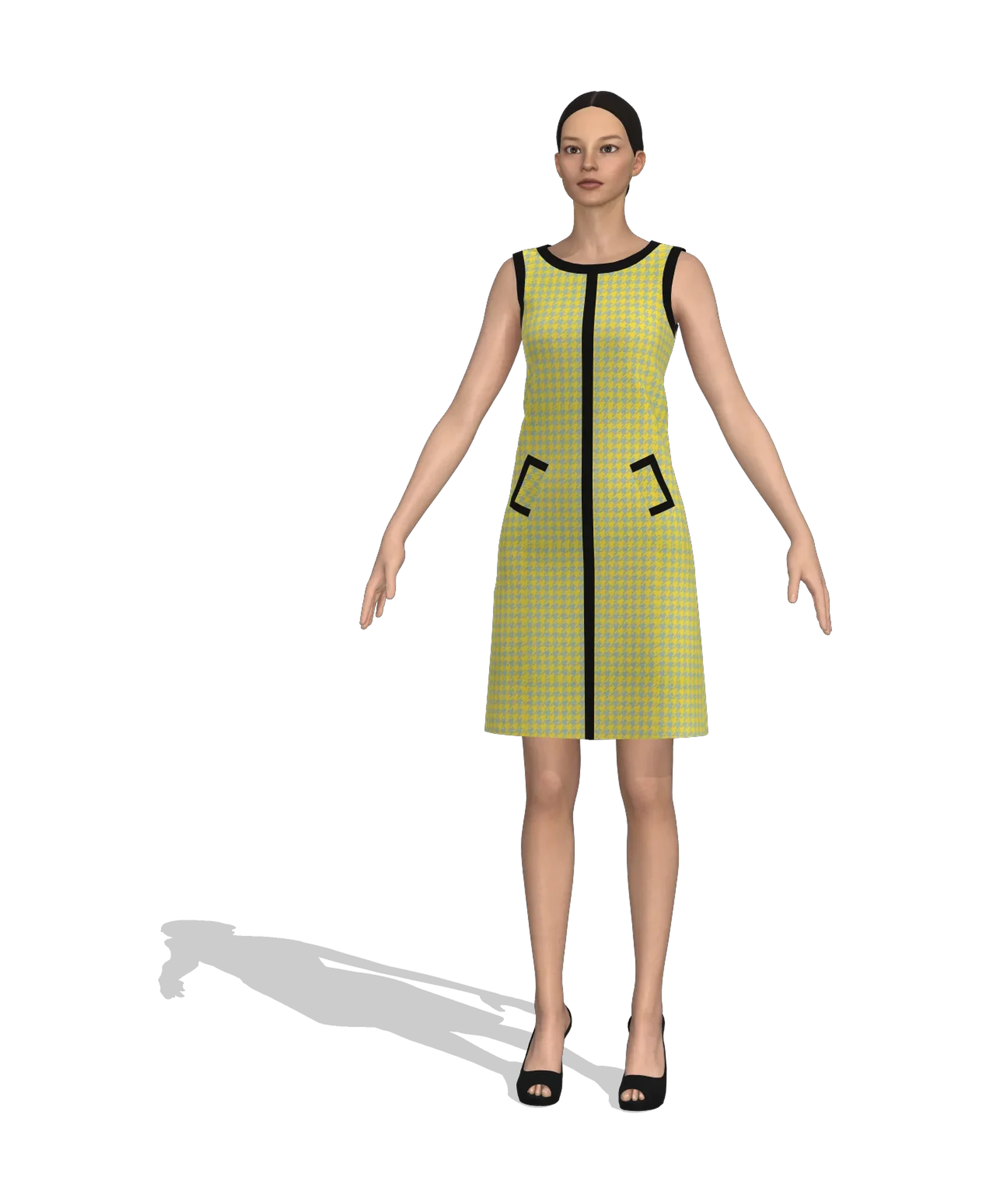 KDscion p19 sleeveless sheath dress